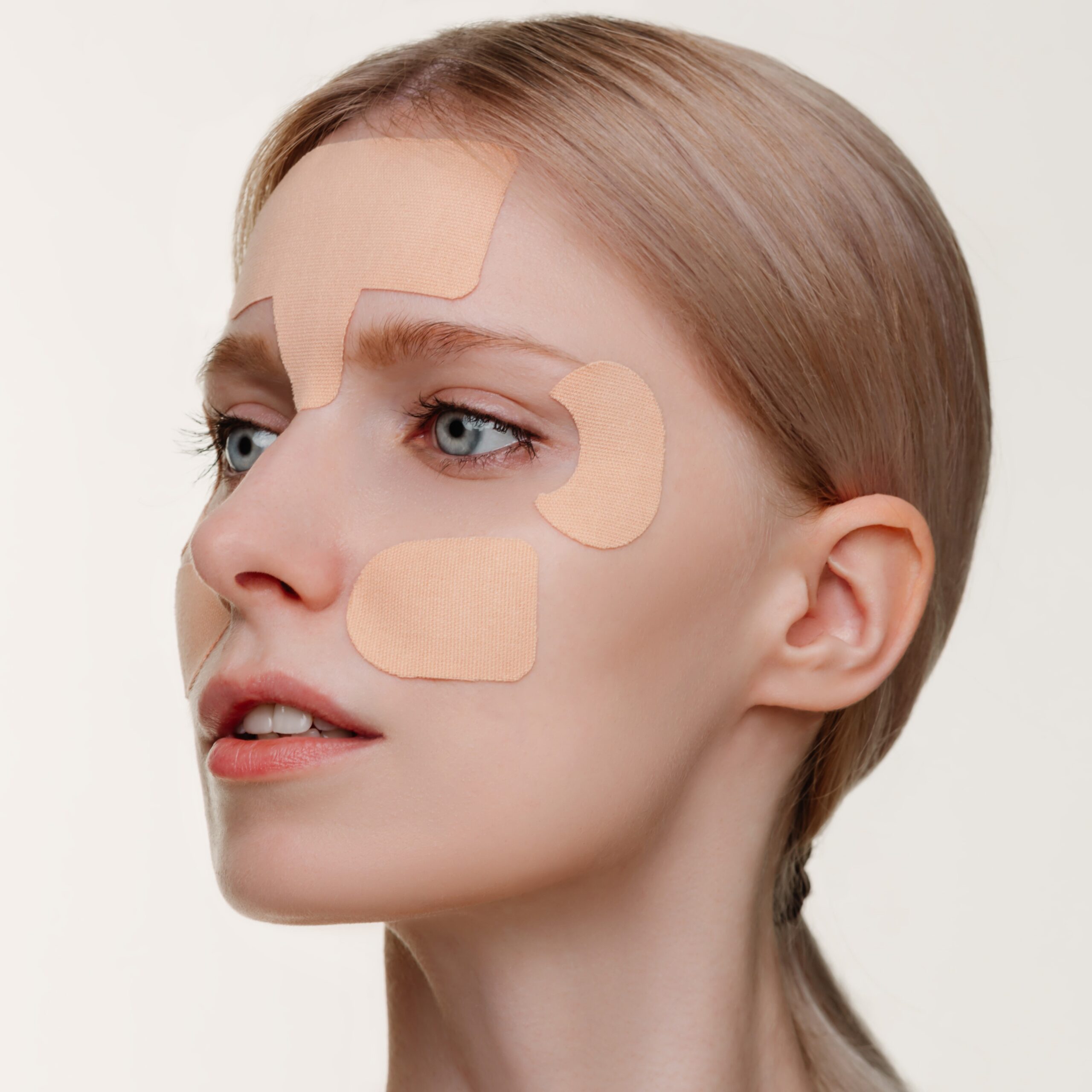 Тейпы для лица от морщин Risorio Beauty Tape, 15 шт - Risorio beauty tape